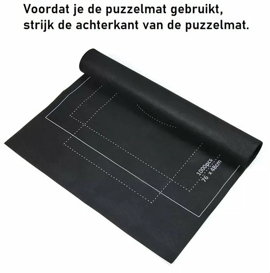 PLAY-IT PLAY IT Puzzelmat XXL 3000 Stuks Oprolbaar - Inclusief Opbergtas, Pomp & Puzzel Bakjes 8 PLAY-IT PLAY IT Puzzelmat XXL 3000 Stuks Oprolbaar - Inclusief Opbergtas, Pomp & Puzzel Bakjes - Afbeelding 6