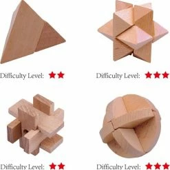 ICollection IQ Puzzel 3D - Metaal En Hout - 8 Verschillende Breinbrekers 11 ICollection IQ Puzzel 3D - Metaal En Hout - 8 Verschillende Breinbrekers -Exporteren puzzels winkel 550x556 8