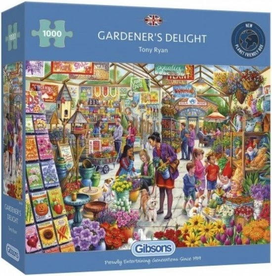 Gibsons Gardener's Delight Puzzel (1000 Stukjes) 3 Gibsons Gardener's Delight Puzzel (1000 Stukjes)