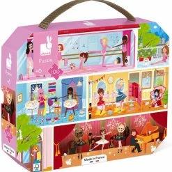 Janod Koffer Puzzel 100st | Dance Academy 9 Janod Koffer Puzzel 100st | Dance Academy -Exporteren puzzels winkel 550x561 1