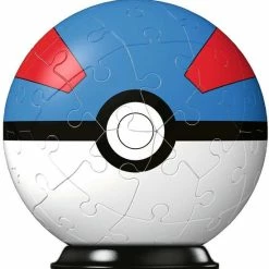 Ravensburger 3D Puzzel Pok Mon Pok Ball Blauw/Wit - 54 Stukjes 8 Ravensburger 3D Puzzel Pok Mon Pok Ball Blauw/Wit - 54 Stukjes -Exporteren puzzels winkel 550x564