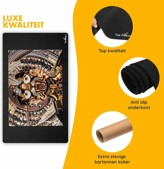 The Friendly. The Friendly Puzzelmat 5000 Stukjes Voor Legpuzzel - XXXL Puzzelrolmat Puzzel Opbergsysteem Puzzelplaat - Portapuzzle De Luxe Puzzelmap - 120x170cm 8 The Friendly. The Friendly Puzzelmat 5000 Stukjes Voor Legpuzzel - XXXL Puzzelrolmat Puzzel Opbergsysteem Puzzelplaat - Portapuzzle De Luxe Puzzelmap - 120x170cm - Afbeelding 6