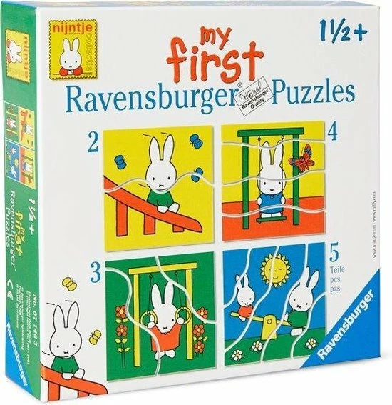 Ravensburger Nijntje My First Puzzels -2+3+4+5 Stukjes - Kinderpuzzel 7 Ravensburger Nijntje My First Puzzels -2+3+4+5 Stukjes - Kinderpuzzel - Afbeelding 5
