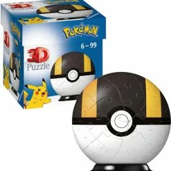 Ravensburger 3D Puzzel Pok Mon Pok Ball Zwart/Wit - 54 Stukjes 9 Ravensburger 3D Puzzel Pok Mon Pok Ball Zwart/Wit - 54 Stukjes -Exporteren puzzels winkel 550x570