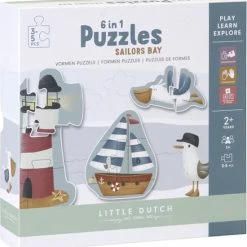 Little Dutch Vormen Puzzel Sailors Bay Puzzel FSC