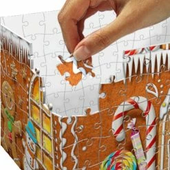 Ravensburger Kerst Gingerbread House Night Edition - 3D Puzzel Gebouw - 216 Stukjes 17 Ravensburger Kerst Gingerbread House Night Edition - 3D Puzzel Gebouw - 216 Stukjes -Exporteren puzzels winkel 550x576 1