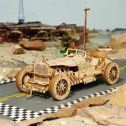 Robotime Modelbouwpakket V8 Gp Car 19 X 8 Cm Hout 220-delig -Exporteren puzzels winkel 550x577