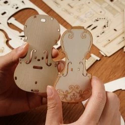 Robotime DIY 3D Houtenpuzzel Muziekinstrument Cello, TG411, 7x7x20cm - 6946785116809 23 Robotime DIY 3D Houtenpuzzel Muziekinstrument Cello, TG411, 7x7x20cm - 6946785116809 -Exporteren puzzels winkel 550x578 10