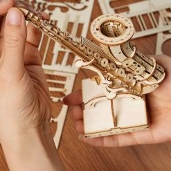 Robotime 3D Houten Puzzel Muziekinstrument Saxophone, TG309, 8,5x7x23cm - 6946785116793 -Exporteren puzzels winkel 550x578 15