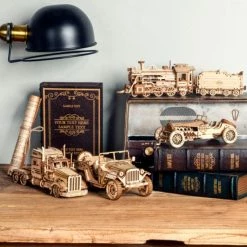 Robotime Modelbouwpakket V8 Gp Car 19 X 8 Cm Hout 220-delig -Exporteren puzzels winkel 550x578 6