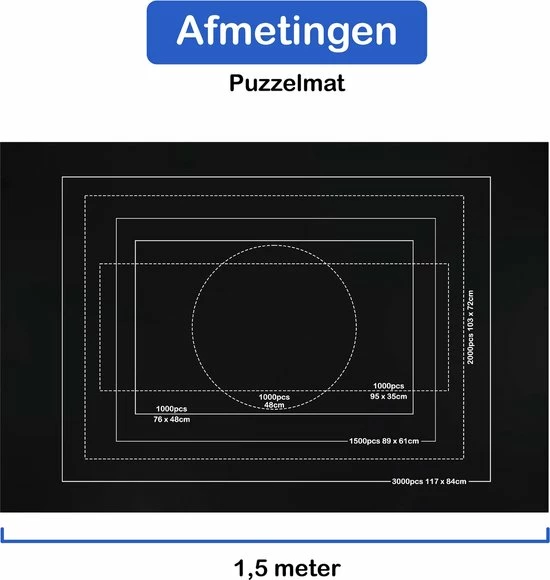Lapi Toys XXL Puzzelrol - Puzzelmat Voor Legpuzzel - Puzzelplaat - Puzzelbord - Puzzelkleed - Portapuzzle - Puzzel Opbergsysteem - Puzzel Rol - Puzzelrolmat - Voor 500, 1000, 1500, 2000 En 3000 Stukjes 9 Lapi Toys XXL Puzzelrol - Puzzelmat Voor Legpuzzel - Puzzelplaat - Puzzelbord - Puzzelkleed - Portapuzzle - Puzzel Opbergsysteem - Puzzel Rol - Puzzelrolmat - Voor 500, 1000, 1500, 2000 En 3000 Stukjes - Afbeelding 7