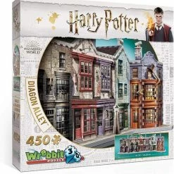 Dragon Alley - Wrebbit 3D Puzzel - Harry Potter - 450 Stukjes -Exporteren puzzels winkel 550x580 4