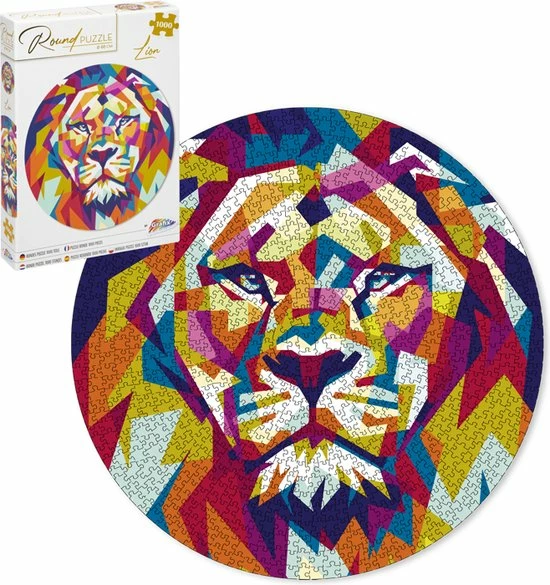 Grafix Voordeelpack 4x Puzzel 1000 Stukjes Volwassenen | Verschillende Ronde Puzzels | Diameter 68 CM | Legpuzzel 6 Grafix Voordeelpack 4x Puzzel 1000 Stukjes Volwassenen | Verschillende Ronde Puzzels | Diameter 68 CM | Legpuzzel - Afbeelding 4