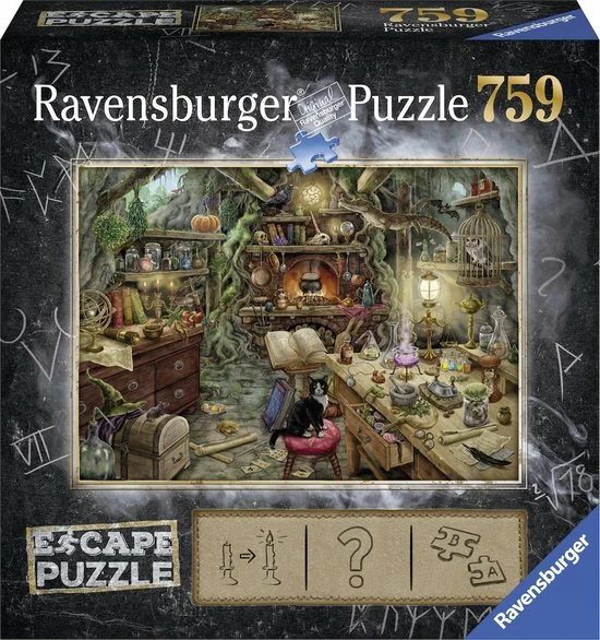Ravensburger Escape Puzzle 3 Kitchen Of A Witch - 759 Stukjes 3 Ravensburger Escape Puzzle 3 Kitchen Of A Witch - 759 Stukjes
