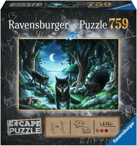 Ravensburger Escape Puzzle 7 Curse Of The Wolves - 759 Stukjes 6 Ravensburger Escape Puzzle 7 Curse Of The Wolves - 759 Stukjes - Afbeelding 4
