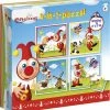 Bambolino Toys - Jokie 4 In 1 Puzzel - 4x6x9x16 Stukjes - Efteling - Kinderpuzzel - Leren Puzzelen - Educatief Peuter Speelgoed - Puzzel 3 Jaar En Ouder