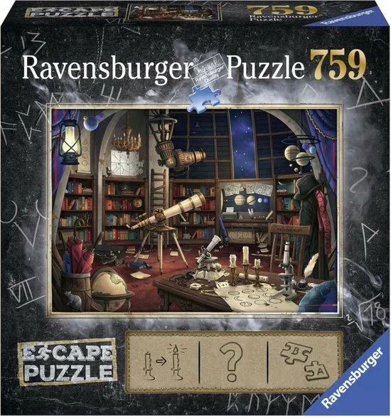 Ravensburger Escape Puzzle 1 Space Observatory - 759 Stukjes 4 Ravensburger Escape Puzzle 1 Space Observatory - 759 Stukjes - Afbeelding 2