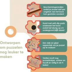 Puzzlr - Puzzelbord Met Opbergsysteem - Houten Puzzelplaat Onderlegger Met 4 Laden - 1000 Stukjes -Exporteren puzzels winkel 550x591 2