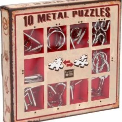 Eureka - Eureka! 10 Metalen Puzzels Rode Editie -Exporteren puzzels winkel 550x600