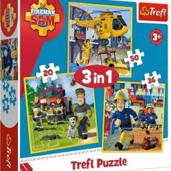 Trefl Brandweerman Sam 3-in-1 Puzzel - 20/36/50 Stukjes -Exporteren puzzels winkel 550x604 2
