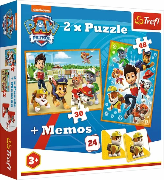 Trefl Paw Patrol 2-in-1 Puzzel - 30 En 48 Stukjes 10 Trefl Paw Patrol 2-in-1 Puzzel - 30 En 48 Stukjes - Afbeelding 8
