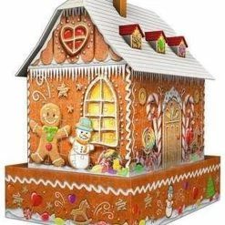 Ravensburger Kerst Gingerbread House Night Edition - 3D Puzzel Gebouw - 216 Stukjes 19 Ravensburger Kerst Gingerbread House Night Edition - 3D Puzzel Gebouw - 216 Stukjes -Exporteren puzzels winkel 550x629 1