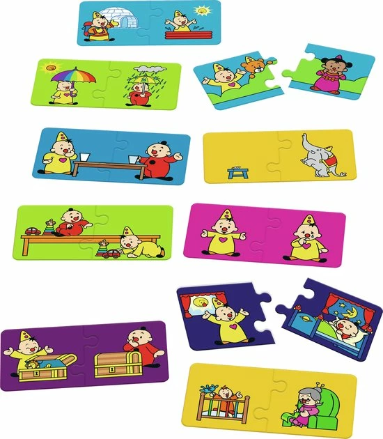 Bumba Puzzel 10 In 1 - Tegenstellingen - 10 Puzzels Van 2 Stuks 5 Bumba Puzzel 10 In 1 - Tegenstellingen - 10 Puzzels Van 2 Stuks - Afbeelding 3