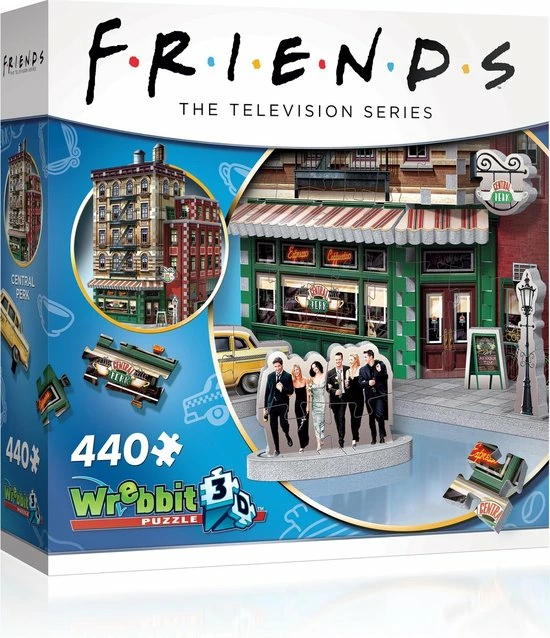 Wrebbit Friends - Central Perk (440 Stukjes) - 3D-Puzzle 4 Wrebbit Friends - Central Perk (440 Stukjes) - 3D-Puzzle - Afbeelding 2