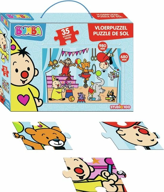 Bumba Mega Vloerpuzzel - Circus - 35 Stukken 5 Bumba Mega Vloerpuzzel - Circus - 35 Stukken - Afbeelding 3