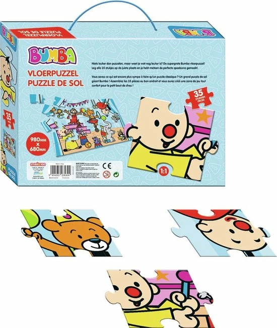 Bumba Mega Vloerpuzzel - Circus - 35 Stukken 9 Bumba Mega Vloerpuzzel - Circus - 35 Stukken - Afbeelding 7