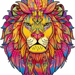 Mystery Lion 032 A3| Legpuzzel Leeuw |houten Jigsaw Puzzel | 189 Stukjes | Dierenpuzzel| Meer Dan 50 Verschillende Modellen