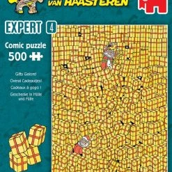 Jumbo Jan Van Haasteren Expert 4: Overal Cadeautjes - 500 Stukjes -Exporteren puzzels winkel 550x679