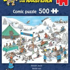 Jan Van Haasteren Rendier Race Puzzel - 500 Stukjes 12 Jan Van Haasteren Rendier Race Puzzel - 500 Stukjes -Exporteren puzzels winkel 550x679 3