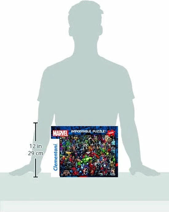 Clementoni Impossible Legpuzzel Marvel - 1000 Stukjes 5 Clementoni Impossible Legpuzzel Marvel - 1000 Stukjes - Afbeelding 3