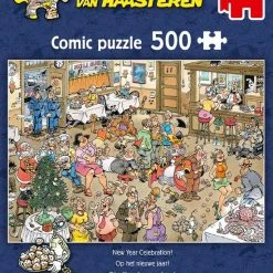 Jan Van Haasteren Op Het Nieuwe Jaar! Puzzel - 500 Stukjes 15 Jan Van Haasteren Op Het Nieuwe Jaar! Puzzel - 500 Stukjes -Exporteren puzzels winkel 550x688