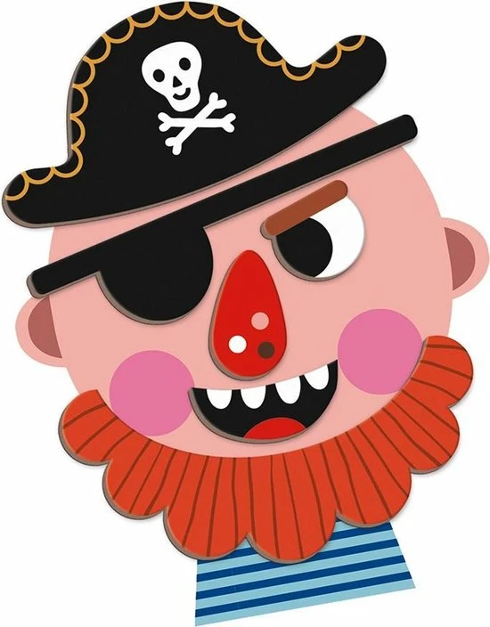 Janod Magnetibook - Gekke Gezichten Jongens 7 Janod Magnetibook - Gekke Gezichten Jongens - Afbeelding 5