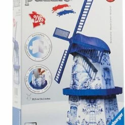 Ravensburger Windmolen Delftsblauw - 3D Puzzel Gebouw - 216 Stukjes 15 Ravensburger Windmolen Delftsblauw - 3D Puzzel Gebouw - 216 Stukjes -Exporteren puzzels winkel 550x710 1