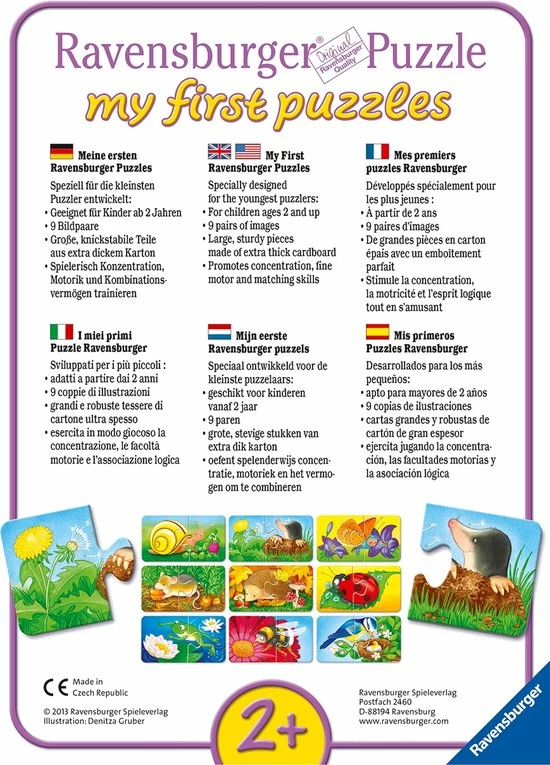 Ravensburger Speciale Voertuigen- My First Puzzles -9x2 Stukjes - Kinderpuzzel 11 Ravensburger Speciale Voertuigen- My First Puzzles -9x2 Stukjes - Kinderpuzzel - Afbeelding 9