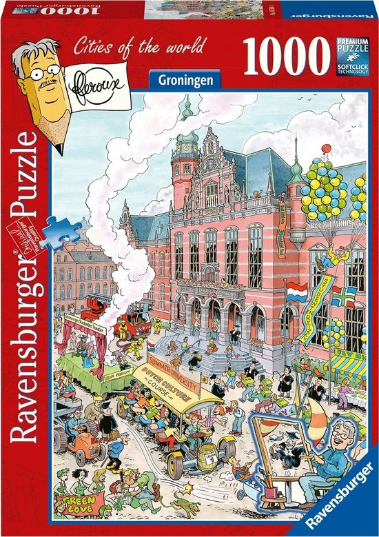 Ravensburger Puzzel FLeroux Comic Style Groningen 3 Ravensburger Puzzel FLeroux Comic Style Groningen