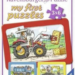 Ravensburger Graafmachine, Tractor En Kiepauto- My First Puzzels -3x6 Stukjes - Kinderpuzzel 17 Ravensburger Graafmachine, Tractor En Kiepauto- My First Puzzels -3x6 Stukjes - Kinderpuzzel -Exporteren puzzels winkel 550x786