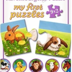 Ravensburger Lieve Dieren- My First Puzzles -9x2 Stukjes - Kinderpuzzel -Exporteren puzzels winkel 550x795 2
