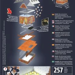 Ravensburger Kerst Gingerbread House Night Edition - 3D Puzzel Gebouw - 216 Stukjes 20 Ravensburger Kerst Gingerbread House Night Edition - 3D Puzzel Gebouw - 216 Stukjes -Exporteren puzzels winkel 550x796