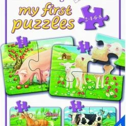Ravensburger Boerderijdieren - My First Puzzels - 2+4+6+8 Stukjes - Kinderpuzzel -Exporteren puzzels winkel 550x800 2