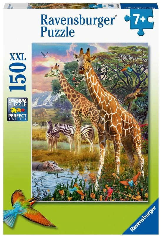 Ravensburger Puzzel Kleurrijke Savanne - Legpuzzel - 150XXL Stukjes 6 Ravensburger Puzzel Kleurrijke Savanne - Legpuzzel - 150XXL Stukjes - Afbeelding 4