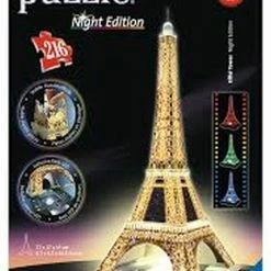 Ravensburger Eiffeltoren Night Edition- 3D Puzzel Gebouw - 216 Stukjes -Exporteren puzzels winkel 550x820