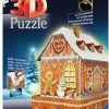 Ravensburger Kerst Gingerbread House Night Edition - 3D Puzzel Gebouw - 216 Stukjes -Exporteren puzzels winkel 550x821 1