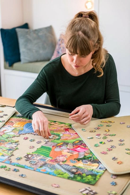 Jumbo Portapuzzle Standaard Voor Puzzels Tot 1500 Stukjes - Puzzelmap 16 Jumbo Portapuzzle Standaard Voor Puzzels Tot 1500 Stukjes - Puzzelmap - Afbeelding 14