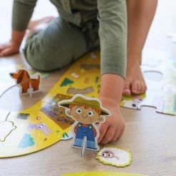 Goula Vormenpuzzel Boerderij Junior Hout - 17 Stukjes -Exporteren puzzels winkel 550x824 5