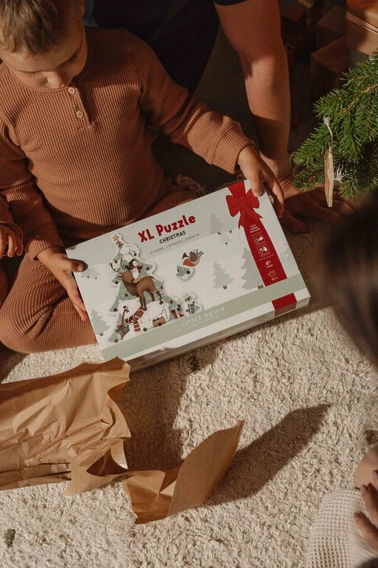 Little Dutch - Puzzel XL - Kerst - FSC 7 Little Dutch - Puzzel XL - Kerst - FSC - Afbeelding 5